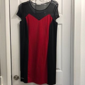 Black and red dress
